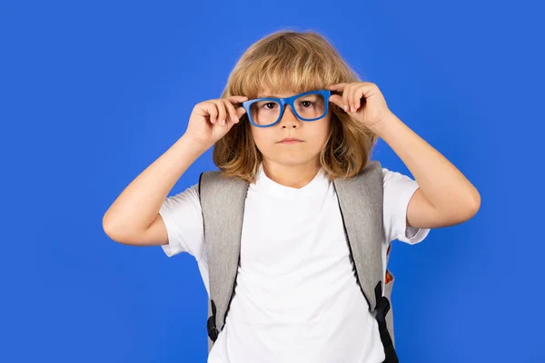 Lernwissen Und Bildungskonzept Für Kinder Schule Teen Junge Mit Rucksack — Stockfoto