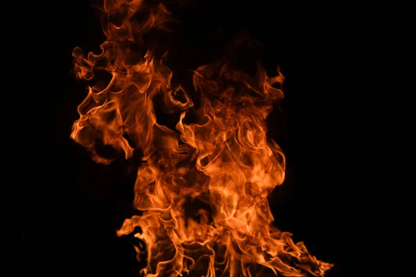 Пламя Горящего Огня Фоне Художественной Текстуры — стоковое фото