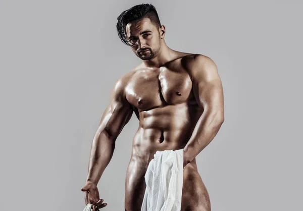 Sexy Männliche Modelkörper Nackter Oberkörper Sexy Nackter Mann Verführerisch Schwul — Stockfoto
