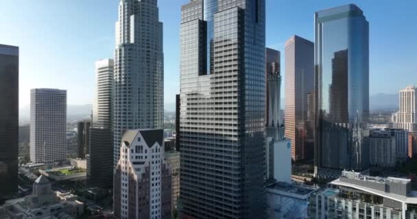 Los Angeles Şehir Merkezindeki Gökyüzü Los Angeles Kaliforniya — Stok video