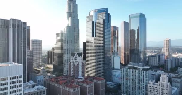 Los Angeles Vue Ariale Centre Ville Depuis Drone — Video