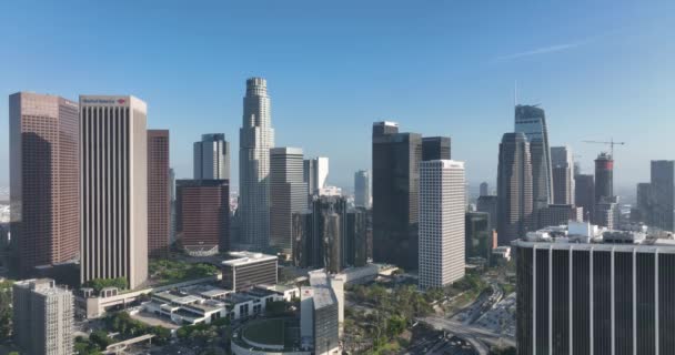 Los Angeles Arabalı Bir Çevre Yolu Los Angeles Trafik Los — Stok video