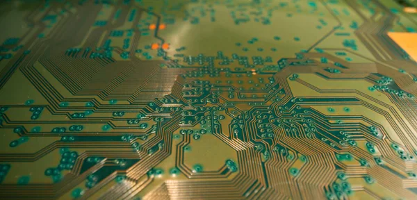 Circuit board background. Electronic circuit board texture. Computer technology, digital chip, electronic pattern. Tech texture. Technology system with digital data