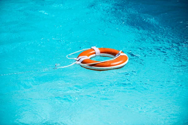 Sicherheitsausrüstung Rettungsboje Oder Rettungsboje Die Zur Rettung Auf Dem Meer — Stockfoto