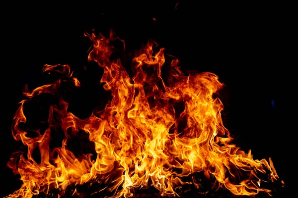 Fuego Llama Ardiente Fuego Ardiente Grande —  Fotos de Stock