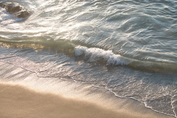 Τροπική Θάλασσα Καλοκαίρι Άμμο Παραλία Και Φόντο Του Ωκεανού — Φωτογραφία Αρχείου