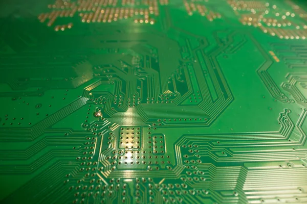 Technischer Hintergrund Mit Leiterplatte Elektronische Computer Hardware Technologie Motherboard Digitalchip — Stockfoto