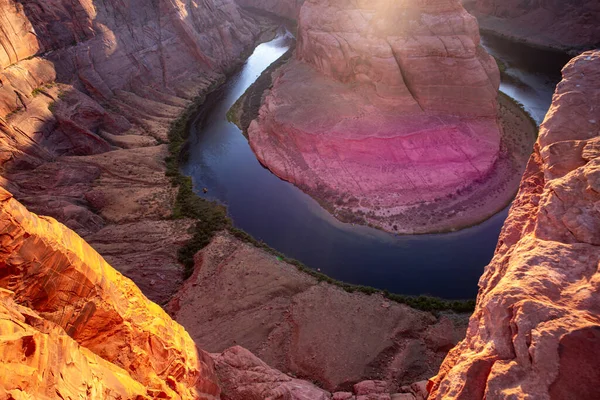 Glen Canyon Arizona Ferradura Dobrar Grand Canyon — Fotografia de Stock