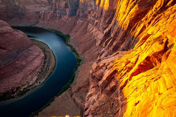 Arizona Ferradura Dobrar Grand Canyon — Fotografia de Stock