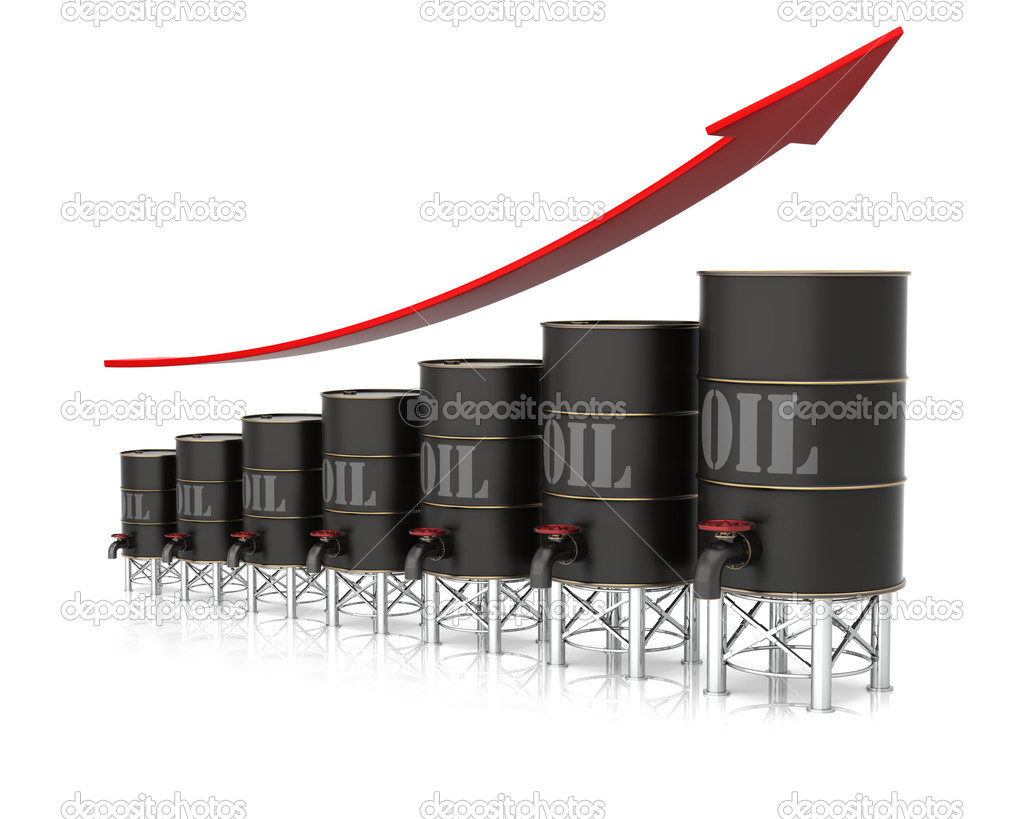 Oil Barrels Chart Stock Photo by ©klenger 51297049