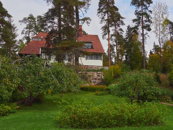Museum Ainola Jean Sibelius Villa Jarvenpaa 작곡가의 박물관 — 스톡 사진