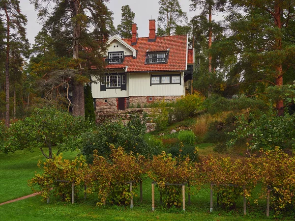Museum Ainola Jean Sibelius Villa Jarvenpaa Autumn Composer House Museum — Stock Photo, Image