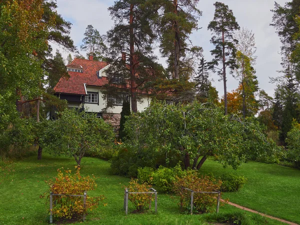 Museum Ainola Jean Sibelius Villa Jarvenpaa Autumn Composer House Museum — Stock Photo, Image