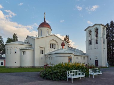Uusi Valamo monastery orthodox building in Finnish Heinavesi.