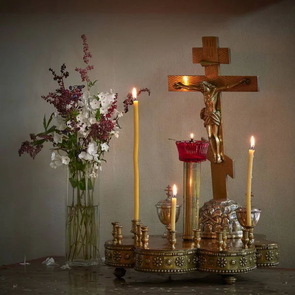 Uusi Valamo Orthodox Monastery Interior — 스톡 사진