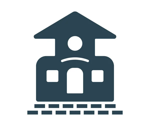 Ilustración Vectorial Logotipo Icono Bienes Raíces Casas Edificios Industria Arquitectura — Vector de stock