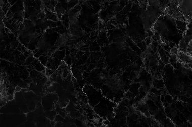Arkaplan veya döşeme dekoratif tasarımı için siyah mermer dokusu.