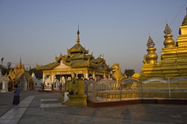 Mandalay Tapınağı kutho daw pagoda, myanmar.
