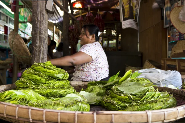Utcai piac Mianmarban — Stock Fotó