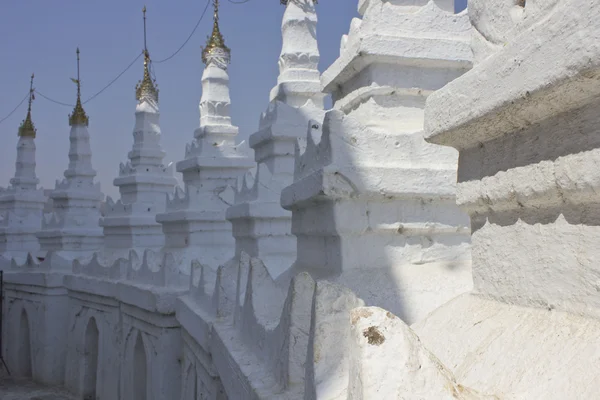 Hsinbyume, biała pagoda w mingun — Zdjęcie stockowe