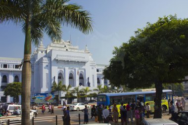 yangon şehir merkezi.