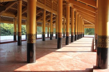 Mandalay Sarayı mimari detay, myanmar
