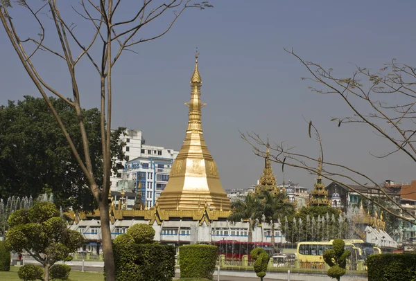 Yangon baixa . — Fotografia de Stock