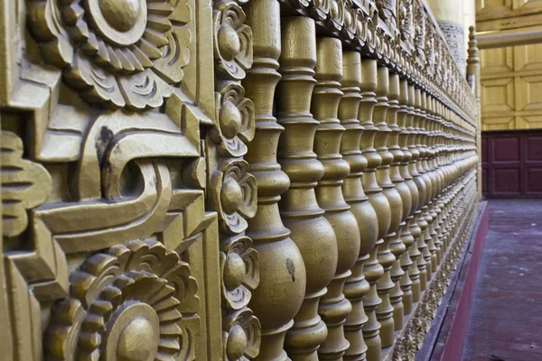 Mandalay Palace Detalle arquitectónico, Myanmar — Foto de Stock