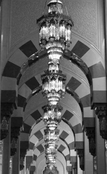 Sultan qaboos grand mosque detalu architektonicznego — Zdjęcie stockowe