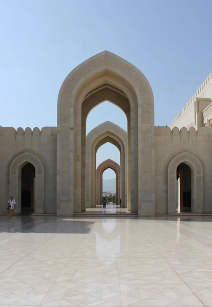 Sultano Qaboos Grande Moschea, Moscato, Oman — Foto Stock