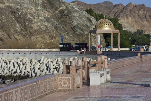 Day view of Muscat promenade — Stock Photo, Image