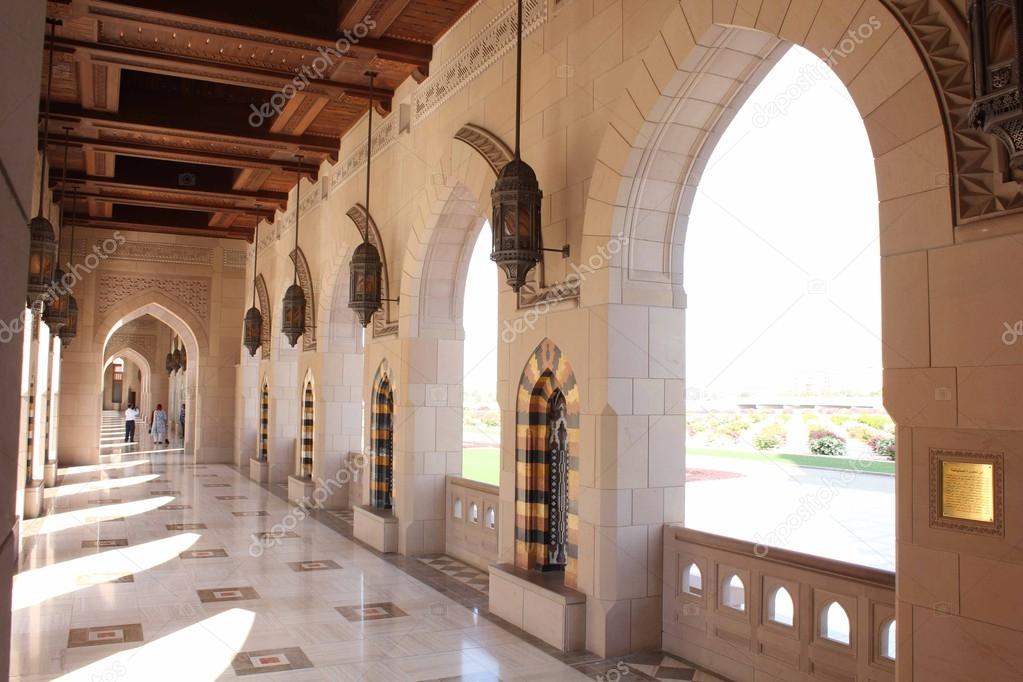 Sultan Qaboos grand Mosque Architectural detail