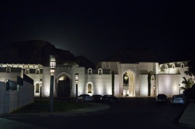 al alam Sarayı gece, muscat, Umman