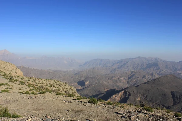 Landschaft Blick auf die omani Berge — Stockfoto