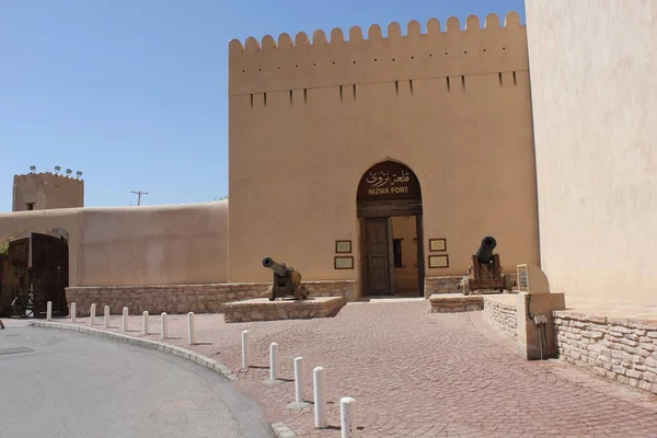 Nizwa fort hradu, Omán — Stock fotografie