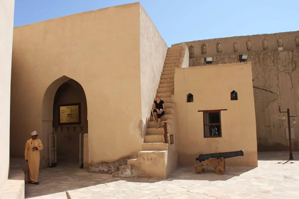 Kasteel van de fort van Nizwa, oman — Stockfoto