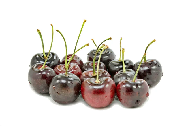 Fresh cherry isolated on white — Stock Photo, Image