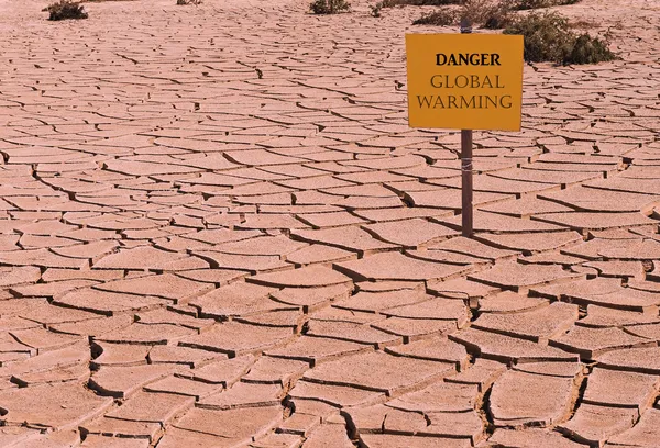 El calentamiento global es una amenaza real para nuestra civilización — Foto de Stock