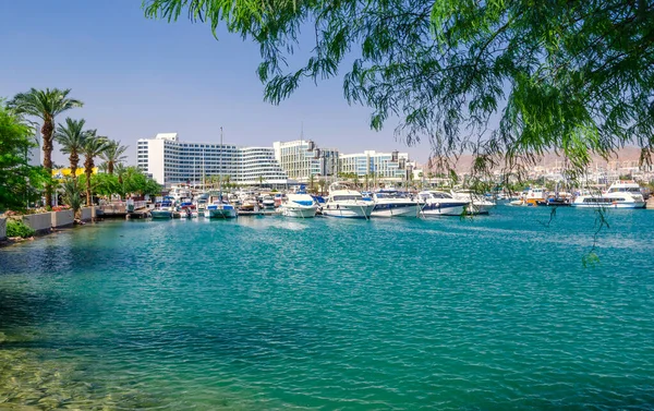 Iates Barcos Porto Israel — Fotografia de Stock