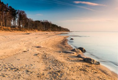 Coastal landscape at remote region of the Baltic Sea 