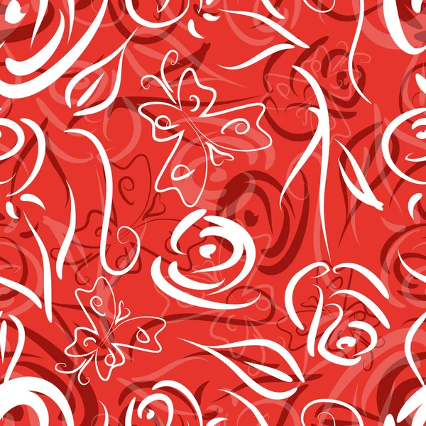 Rosas blancas — Vector de stock