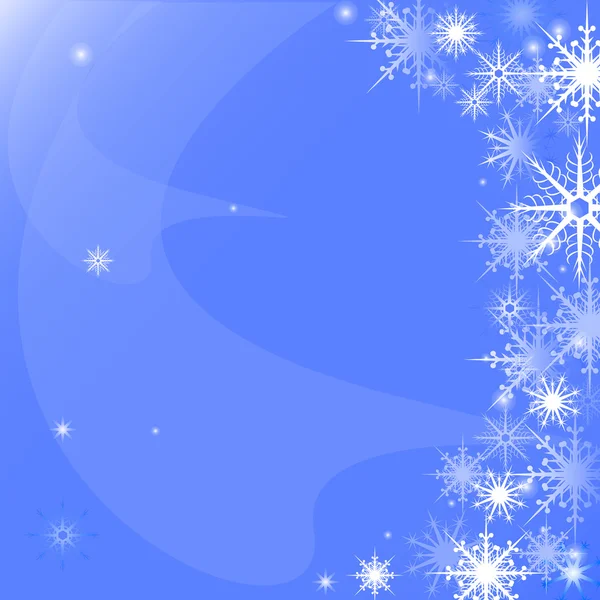 Фон снежинок — стоковый вектор