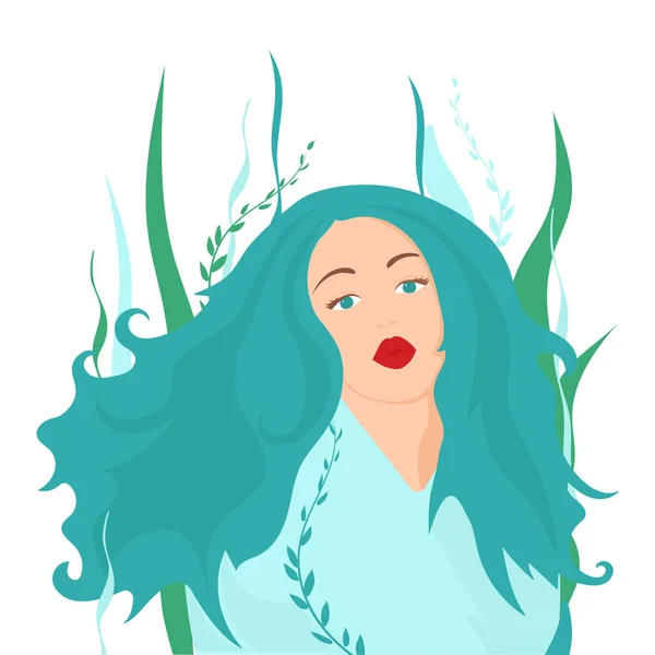 Mermaid Blue Hairストックベクター ロイヤリティフリーmermaid Blue Hairイラスト ページ 7 Depositphotos