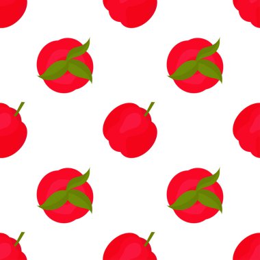 Acerola. Böğürtlen Kusursuz. Vektör