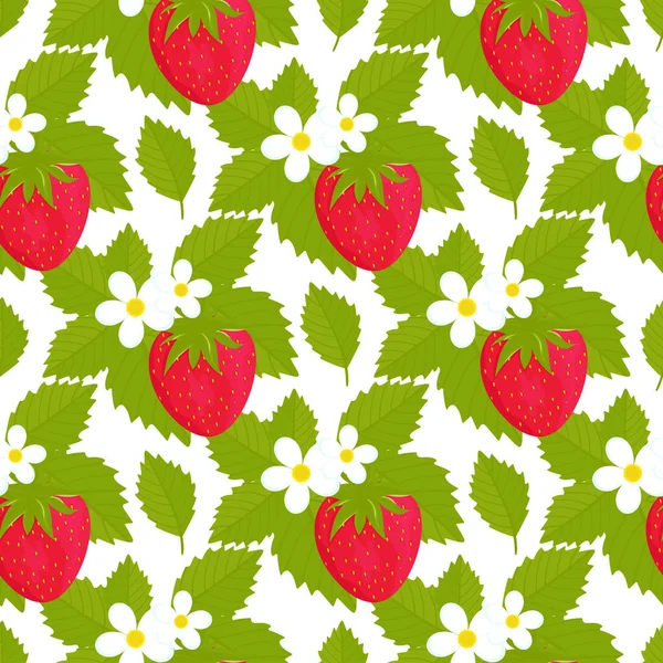 Çileklerle dolu renkli bir arka plan. Kusursuz..