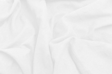 Beyaz kumaş kumaş dokusu arka planı, yüksek çözünürlüklü beyaz kumaş. Soyut keten kumaş dalgası lüks görünüyor..