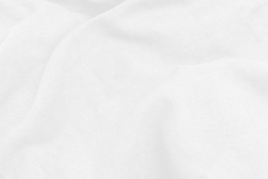 Beyaz kumaş kumaş dokusu yumuşak dalgalarla soyut arkaplan