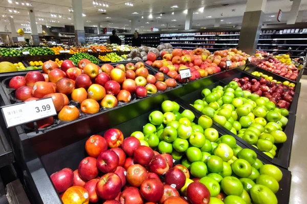 Apple Vendita Supermercato — Foto Stock