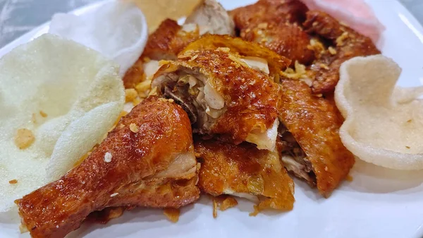 Chinese Crispy Fried Chicken Chinese Cousin — Stok Foto