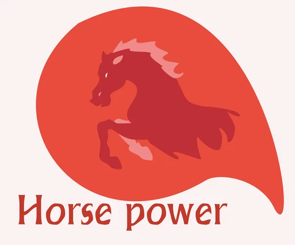 at üstünde kırmızı bir arka plan ile tasarlayın